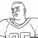 Coloring Pages Antonio Calvin Johnson Gates Famous People Template Thecolor sketch template