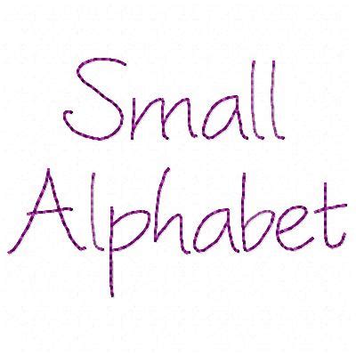 small alphabet freebie