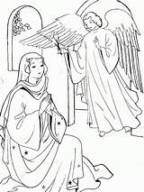Coloring Angel Gabriel Pages Mary Jesus Mother Story Kids Bible Drawing Printable Getdrawings Came Preschool Popular Christmas Library Color Getcolorings sketch template