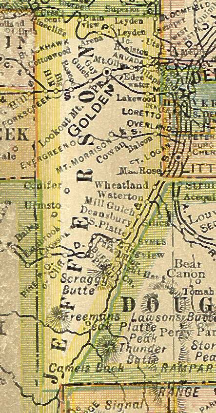 1920jefferson County Map