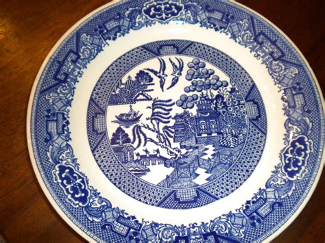 queen  hearts history  blue willow china