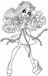 Rochelle Haunted Monster High Coloring Pages Goyle Elfkena Getcolorings Printable Deviantart sketch template