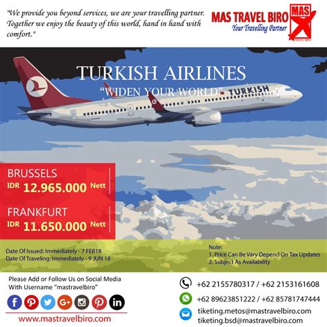 hot promo tiket turkish airlines cek yuk  selagi  beli tiket pesawat kai booking