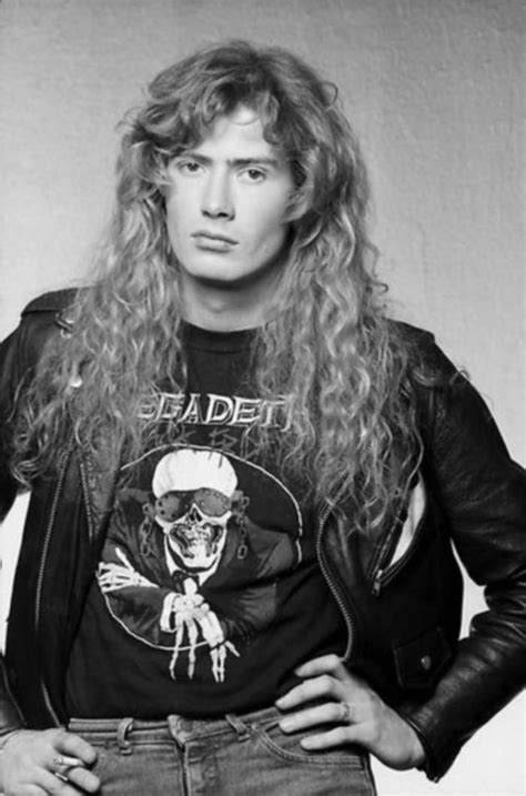 heavy metal  heavy metal bands dave mustaine young dave mustane nick menza david