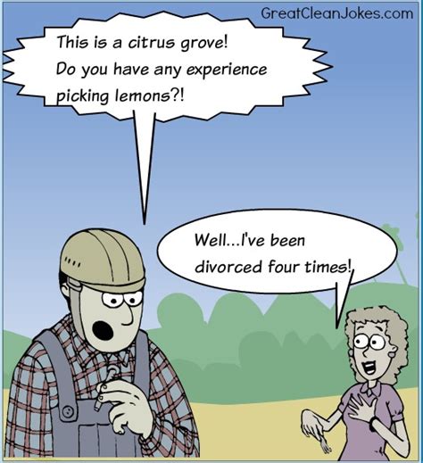 Divorced Cartoon Great Clean Jokes