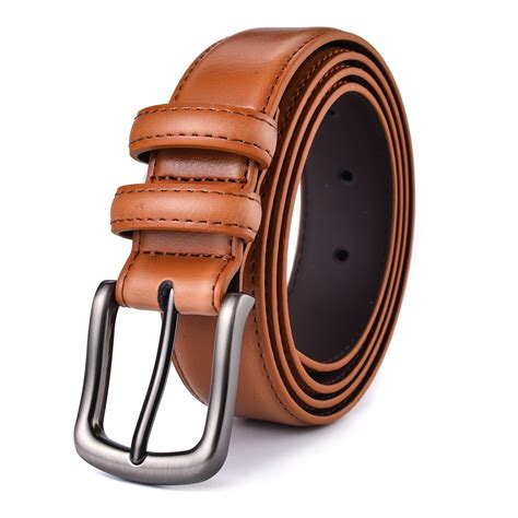 mens belt xhtang genuine leather dress belt classic casual   wide
