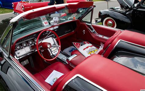ford thunderbird convertible  top  interior