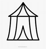 Circus Clipart Tent Coloring Collection Carnival Clipartkey Kindpng sketch template