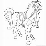 Horseland Coloring Scarlet Xcolorings sketch template