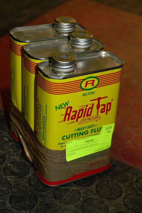 cans  rapid tap cutting fluid