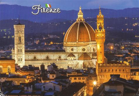 journey  postcards historic centre  florence italy