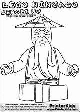 Ninjago Wu Sensei Meditating sketch template