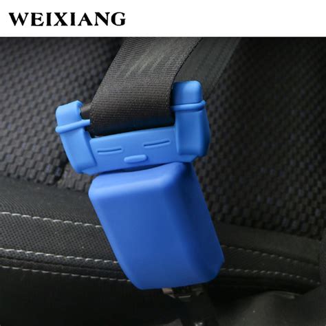soft silica gel safety seat belt lock buckle plug protective cover anti