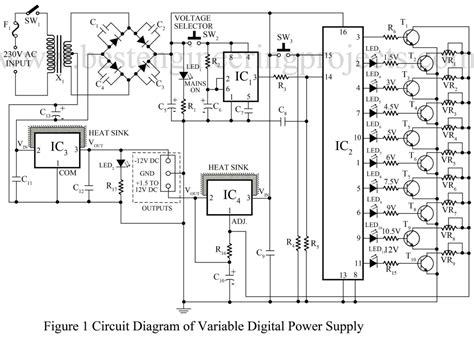 wires universal power supply module circuit diagram printable elle