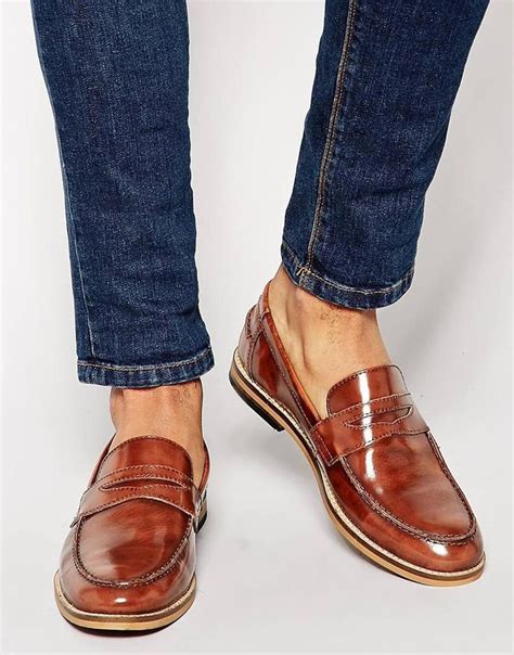 asos asos loafers  leather  asos dress shoes men loafers men asos loafers