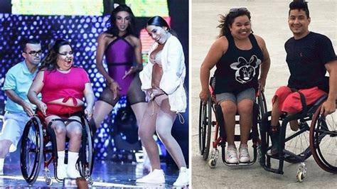 Cadeirante Que Dançou Com Anitta é Casada Com Deficiente Acrobata E