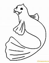 Pokemon Dewgong Coloring Pages Online Kleurplaten Color Coloringpagesonly sketch template