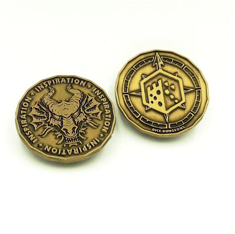 inspiration coin tokens dice dungeons
