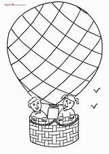 Coloring Pages Air Transportation Balloon Hot Vehicle Preschoolers Printable Transport Colouring Color Preschool Mickey Mouse Popular Coloringhome Getcolorings Library Clipart sketch template