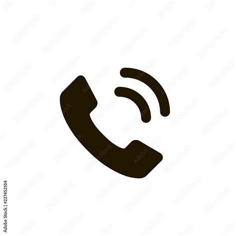 phone icon  trendy flat style isolated  white background telephone