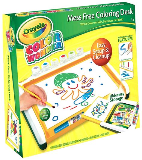 amazoncom crayola color  mess  coloring desk toys games