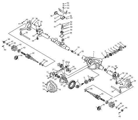 dana  rear axle parts diagram