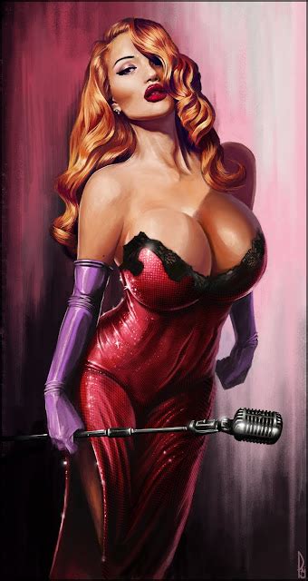 Jessica Rabbit Version By David Paget Pin Up And