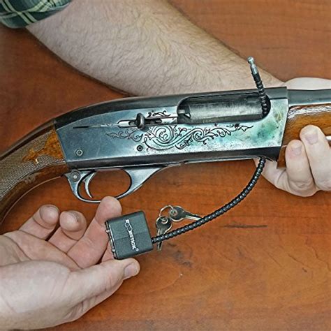 boomstick cable gun lock  keyed alike handgun pistol rifle shotgun safety device pricepulse
