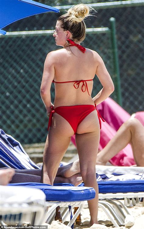 Love Island Star Zara Holland Sizzles In A Daring Red Halterneck Bikini