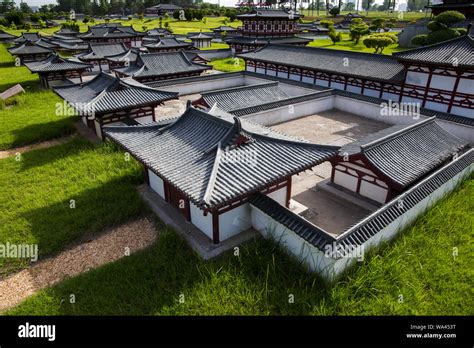 xi  da tang dynasty architecture stock photo alamy