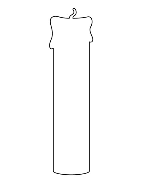 printable candle template