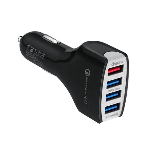 multi  port usb car charger adapter socket quick charge qc     ebay