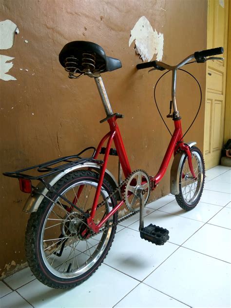 jual sepeda lipat minion  vintage  lapak mustaqim muqm