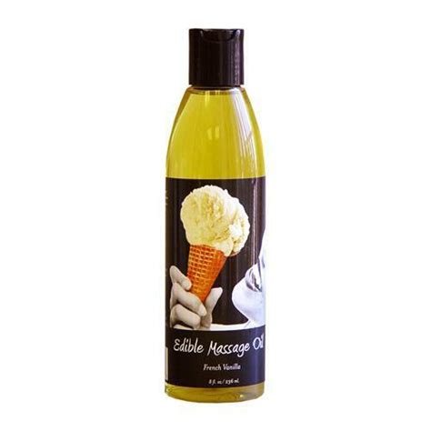 Earthly Body Edible Massage Oil Vanilla 8oz Ebay