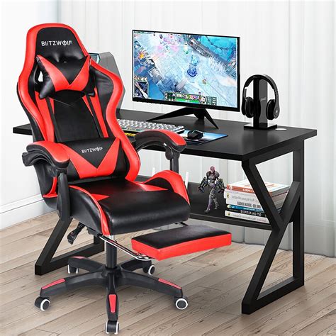 ergonomic gaming chair computer chair game chair racing style leather