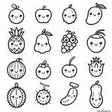 Mignon Fruits sketch template