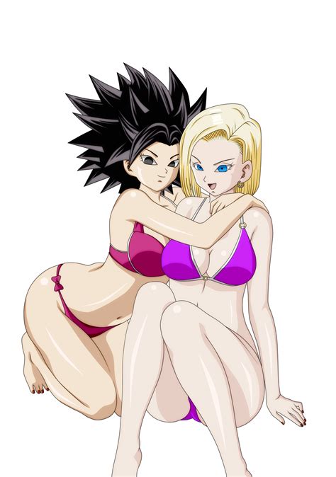 commission caulifla x android 18 by dannyjs611 on deviantart