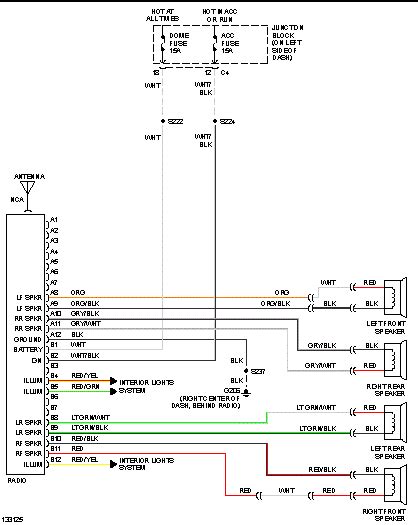 chevrolet silverado radio wiring diagram wiring diagram