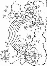 Coloring Pages Care Bears Rainbow Book Printable Ursinhos sketch template