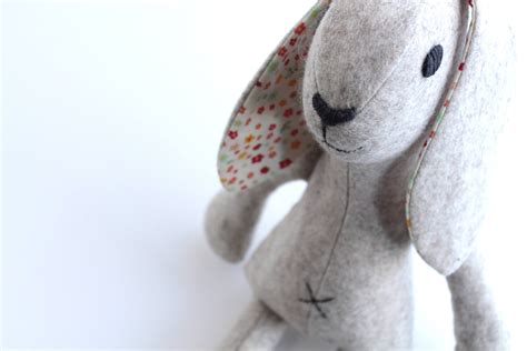 bunny sewing pattern rabbit sewing pattern   instant