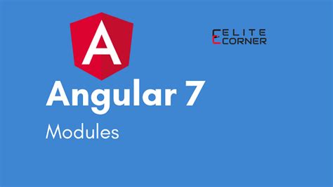 angular  modules elite corner