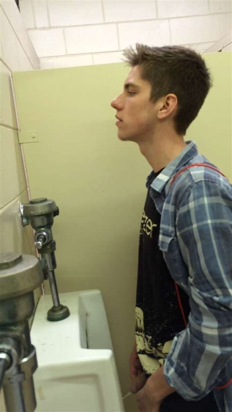 4 candid shots from guys pissing at the urinals spycamfromguys hidden cams spying on men