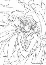 Couple Tsubasa Coloring Anime Pages Chronicles Lineart Deviantart Cute United Chronicle Sleeping Template Fc05 Reservoir Color Together Link Clamp sketch template