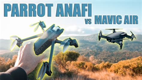 parrot anafi  drone review teste completo portugues wind test anafi  mavic air youtube
