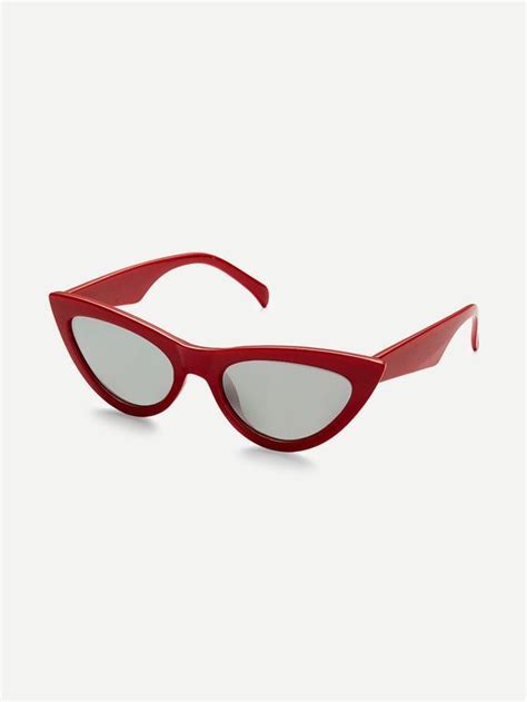 cat eye red retro sunglassses eye sunglasses sunglasses red cats eye