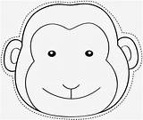 Caretas Mono Recortar Mascara Monos Infantil Mascaras Chango Maestra Animalitos Caritas Careta Monkey Gorila Niños Máscaras Animados Ziyaret Helvania Giraffe sketch template