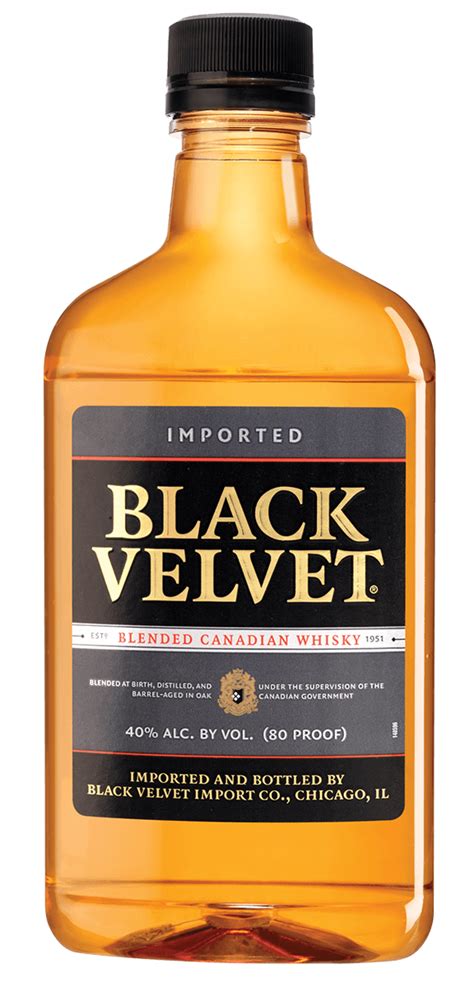 black velvet blended canadian whisky ml bremers wine  liquor