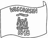 Wisconsin Flag Coloring State Pages 1848 Drawing Printable Utah Color Supercoloring Bird California Getcolorings Getdrawings States Categories sketch template
