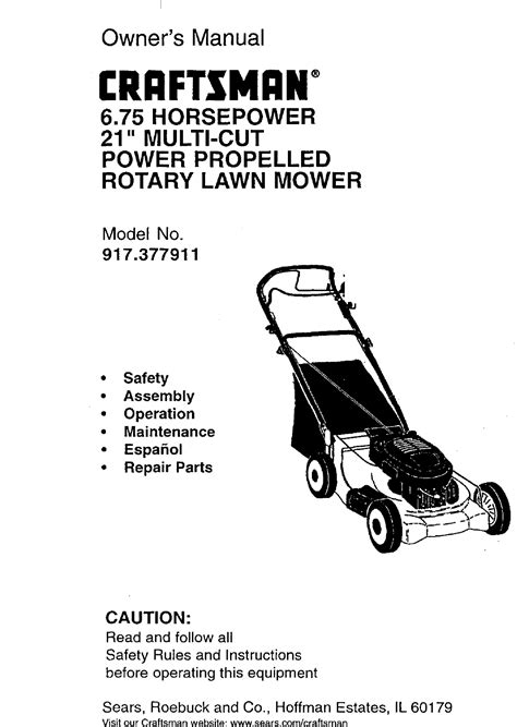 Craftsman 6 75hp Lawn Mower Parts List Craftsman 917370412 Gas Walk