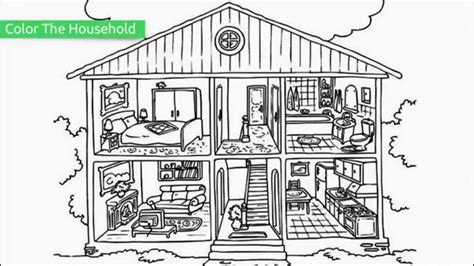 top   printable house coloring pages youtube
